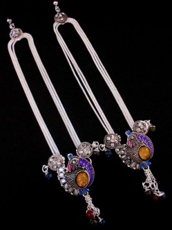Oxidised Anklets
